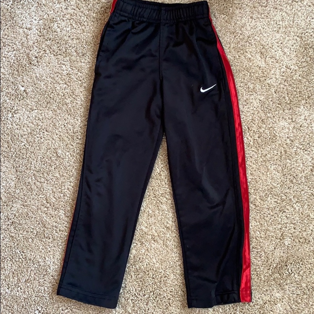 Nike Athletic Pants Black and Red